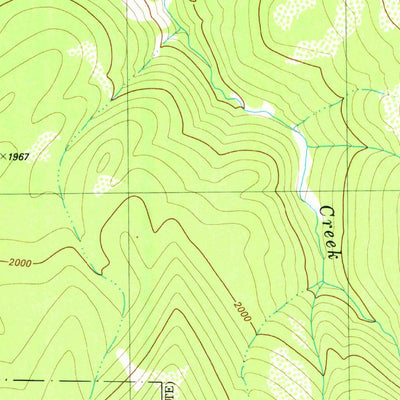 United States Geological Survey Blue Creek Mountain, CA (1982, 24000-Scale) digital map