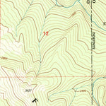 United States Geological Survey Blue Creek Mountain, CA (1997, 24000-Scale) digital map