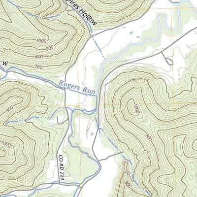 United States Geological Survey Blue Creek, OH (2023, 24000-Scale) digital map