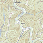 United States Geological Survey Blue Creek, WV (2023, 24000-Scale) digital map