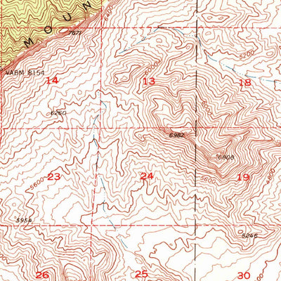 United States Geological Survey Blue Diamond, NV (1952, 62500-Scale) digital map