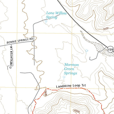 United States Geological Survey Blue Diamond, NV (2021, 24000-Scale) digital map