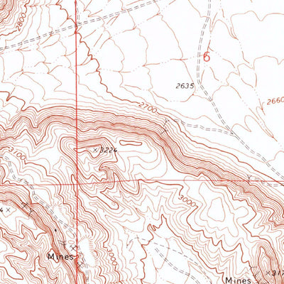 United States Geological Survey Blue Diamond SE, NV (1972, 24000-Scale) digital map