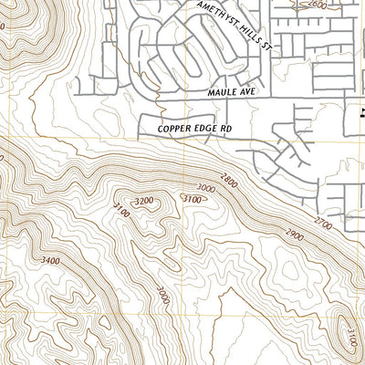 United States Geological Survey Blue Diamond SE, NV (2021, 24000-Scale) digital map