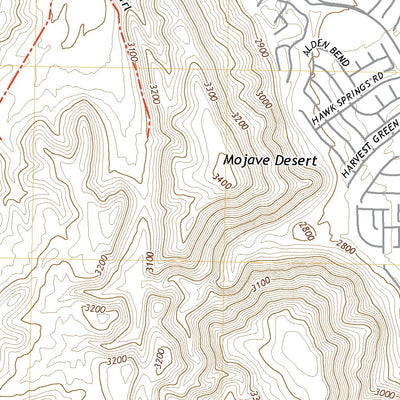 United States Geological Survey Blue Diamond SE, NV (2021, 24000-Scale) digital map