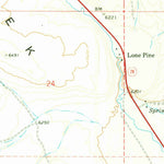 United States Geological Survey Blue Dome, ID (1969, 24000-Scale) digital map