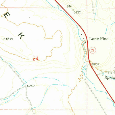 United States Geological Survey Blue Dome, ID (1969, 24000-Scale) digital map