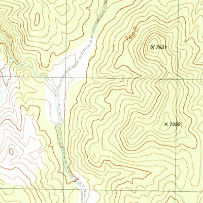 United States Geological Survey Blue Eagle Mountain, NV (1990, 24000-Scale) digital map