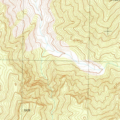 United States Geological Survey Blue Eagle Mountain, NV (1990, 24000-Scale) digital map
