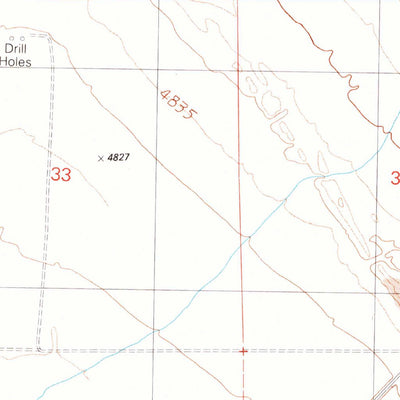 United States Geological Survey Blue Eagle Springs NE, NV (1990, 24000-Scale) digital map