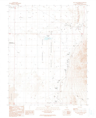 United States Geological Survey Blue Eagle Springs, NV (1990, 24000-Scale) digital map