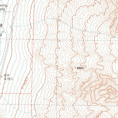 United States Geological Survey Blue Eagle Springs, NV (1990, 24000-Scale) digital map