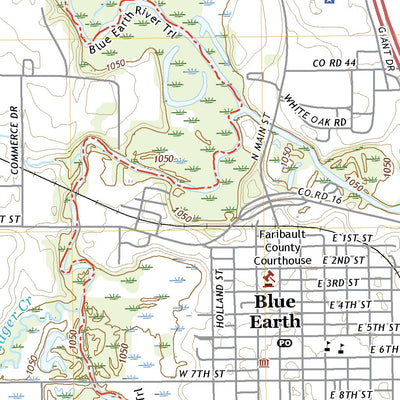 United States Geological Survey Blue Earth, MN (2022, 24000-Scale) digital map