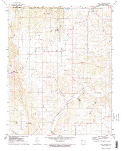 United States Geological Survey Blue Eye, AR-MO (1972, 24000-Scale) digital map