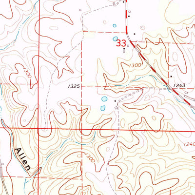 United States Geological Survey Blue Eye, AR-MO (1972, 24000-Scale) digital map