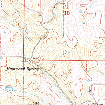United States Geological Survey Blue Eye, AR-MO (1972, 24000-Scale) digital map