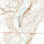 United States Geological Survey Blue Forest, WY (1968, 24000-Scale) digital map