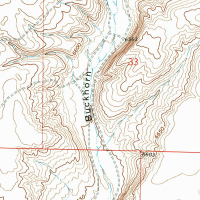 United States Geological Survey Blue Forest, WY (1968, 24000-Scale) digital map