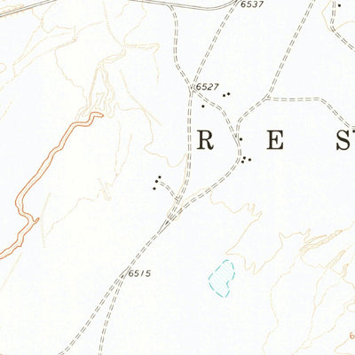 United States Geological Survey Blue Gap, AZ (1972, 24000-Scale) digital map