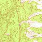 United States Geological Survey Blue Gap, AZ (1972, 24000-Scale) digital map