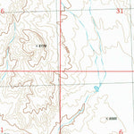 United States Geological Survey Blue Gap, WY (1982, 24000-Scale) digital map