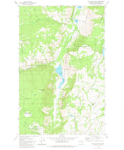 United States Geological Survey Blue Goat Mountain, WA (1980, 24000-Scale) digital map