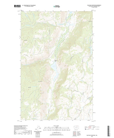 United States Geological Survey Blue Goat Mountain, WA (2020, 24000-Scale) digital map