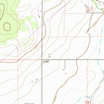 United States Geological Survey Blue Grass Ridge, MT (1962, 24000-Scale) digital map