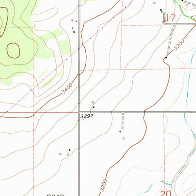 United States Geological Survey Blue Grass Ridge, MT (1962, 24000-Scale) digital map