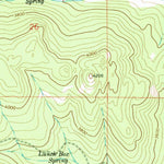 United States Geological Survey Blue Grass Ridge, MT (1962, 24000-Scale) digital map