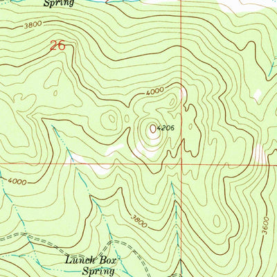 United States Geological Survey Blue Grass Ridge, MT (1962, 24000-Scale) digital map