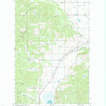 United States Geological Survey Blue Grass Ridge, MT (1991, 24000-Scale) digital map