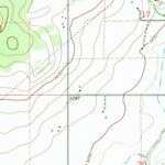 United States Geological Survey Blue Grass Ridge, MT (1991, 24000-Scale) digital map
