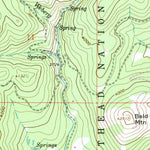 United States Geological Survey Blue Grass Ridge, MT (1991, 24000-Scale) digital map