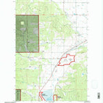 United States Geological Survey Blue Grass Ridge, MT (1994, 24000-Scale) digital map
