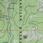United States Geological Survey Blue Grass Ridge, MT (1994, 24000-Scale) digital map