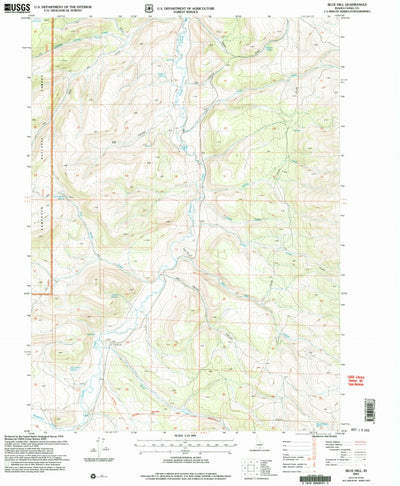 United States Geological Survey Blue Hill, ID (2001, 24000-Scale) digital map