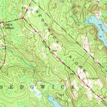 United States Geological Survey Blue Hill, ME (1957, 62500-Scale) digital map