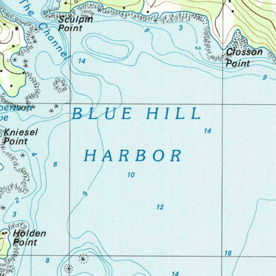 United States Geological Survey Blue Hill, ME (1981, 24000-Scale) digital map