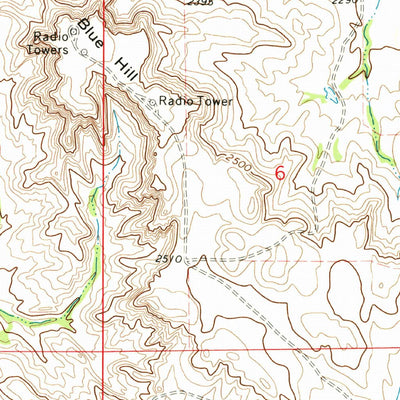 United States Geological Survey Blue Hill, MT (1972, 24000-Scale) digital map