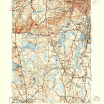 United States Geological Survey Blue Hills, MA (1941, 31680-Scale) digital map