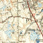 United States Geological Survey Blue Hills, MA (1941, 31680-Scale) digital map