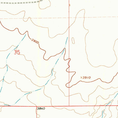 United States Geological Survey Blue Hole, NM (1968, 24000-Scale) digital map