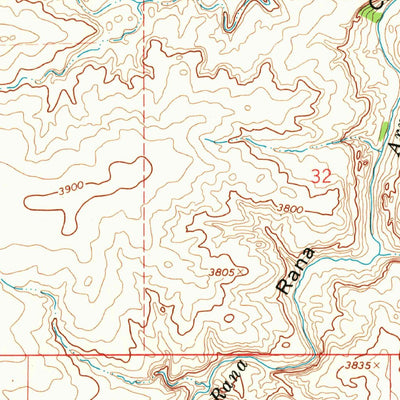 United States Geological Survey Blue Hole, NM (1968, 24000-Scale) digital map