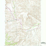 United States Geological Survey Blue Holes, WY (1952, 24000-Scale) digital map
