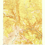 United States Geological Survey Blue House Mountain, AZ (1951, 62500-Scale) digital map
