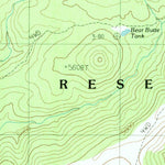 United States Geological Survey Blue House Mountain, AZ (1988, 24000-Scale) digital map