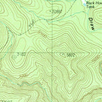 United States Geological Survey Blue House Mountain, AZ (1988, 24000-Scale) digital map