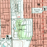 United States Geological Survey Blue Island, IL (1997, 24000-Scale) digital map