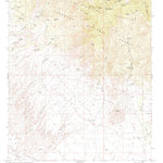 United States Geological Survey Blue Jay Peak, AZ (1972, 24000-Scale) digital map